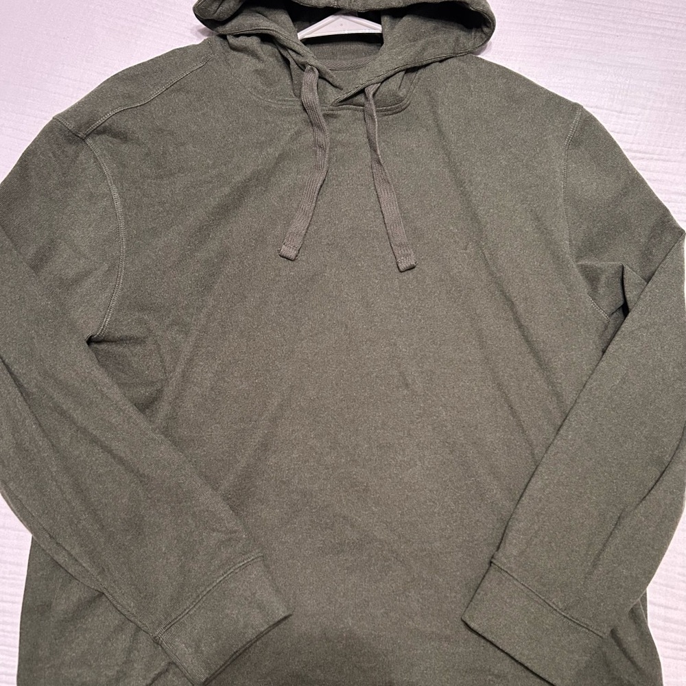 Men's Olive Green Pullover Hoodie